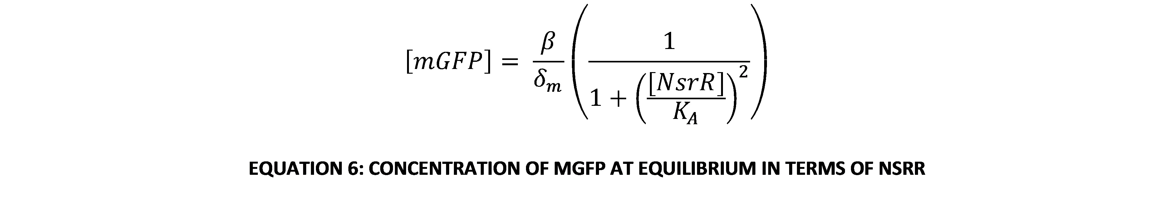 BCCS-Bristol GRN equation 6