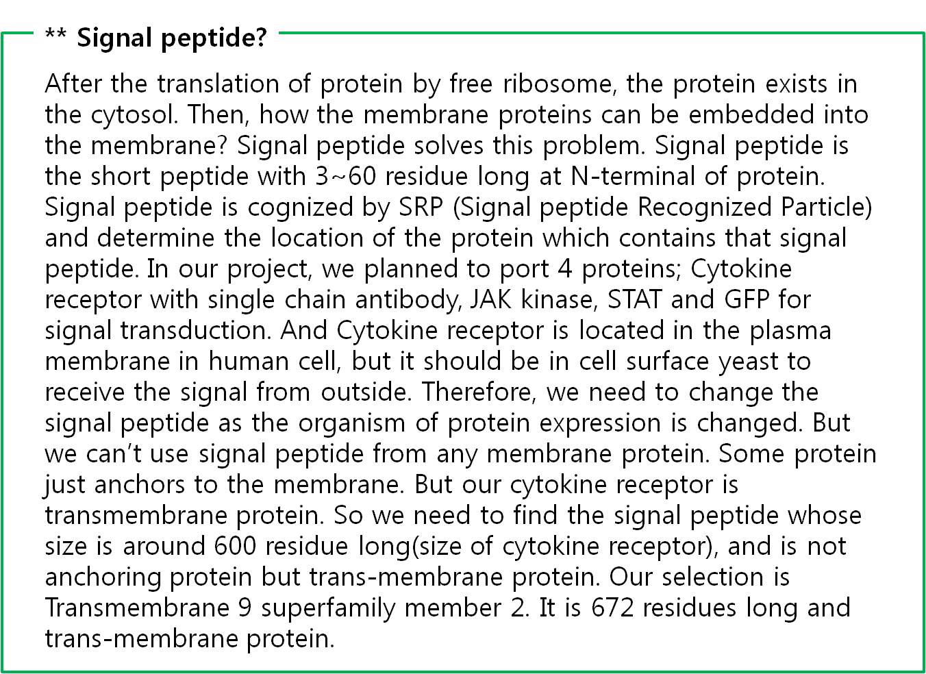 Signal Peptide